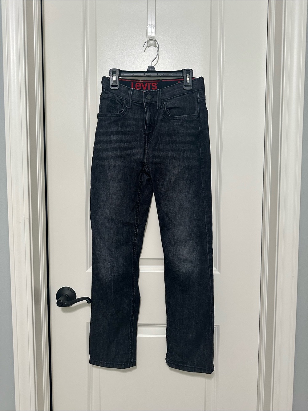 Levi's youth  Black Straight Jeans - Classic Fit